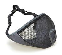 Arquivet Bozal para Perros de hocico Corto - Bozales para Perros - Bozal Transpirable y contra mordeduras - Poliéster - Cierre con Clip de plástico - Tamaño M/45 cm