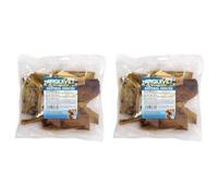 ARQUIVET Cabeza de búfalo Bolsa 250 gr - Snacks 100% Naturales para Perros - Premios, chuches, golosinas, recompensas, chucherías caninas - Snacks para morder Perros (Paquete de 2)