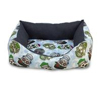 Arquivet cama cuadrada calaveras color Multicolor