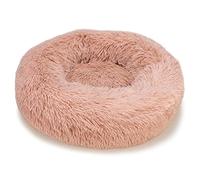 Arquivet Cama Redonda Suave Rosa 70 cm - Cama antiestrés para Perros - Muy cómoda y Relajante - Base Antideslizante - Perros medianos y Grandes