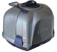 ARQUIVET Caseta Gato Corner - 50 x 60 x 41 cm - Casa higiénica Cerrada - Arenero Cubierto de plástico para Gatos - Casita de Posible Uso Exterior para felinos