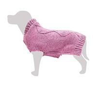 Arquivet Chaleco de Punto Trenzado, Rosa, M/30 cm 130 g