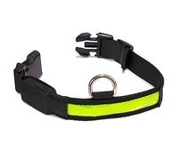 Arquivet - Collar Luminoso para Perro LED Amarillo - Talla S 28-40cm/2,5cm