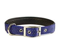 Arquivet Collar nylon liso azul - 1,5 x 38 cm