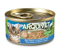 Arquivet Comida Húmeda para Gatos con Atún Blanco en Salsa y Espadín 110 g
