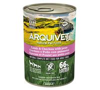 Arquivet Comida húmeda para perros adultos Cordero y pollo con guisantes - 400 g