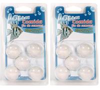 ARQUIVET Comida para Peces Fin de Semana - 5 Unidades x 15 gr - Alimento Completo para Todo Tipo de Peces de Acuario - para 10-15 Peces - Duración de 2 a 4 días (Paquete de 2)