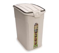 Arquivet, Contenedor hermético para pienso de perros o gatos, Hasta 14 litros, 5 Kg, Cubo para guardar la comida de nuestra mascota, Incluye pala dosificadora,19,5 x 31 x 34 cm