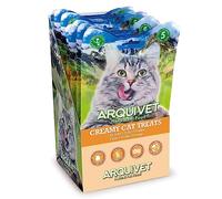 Arquivet - Creamy Cat Treats - Snack cremoso de Pollo (Expositor de 12 Bolsas con 5x14 g)