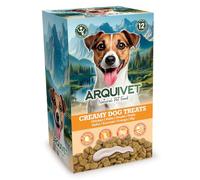 Arquivet - Creamy Dog Treats - Snack cremoso de Pollo (Expositor de 12 Bolsas con 5x15 g) - para Perros