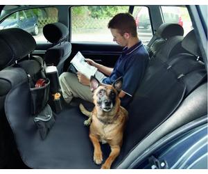 Arquivet Cubierta protección Asientos de Coche Gris para Perros - 145 x 140 cm - Funda Protectora para Cubrir los Asientos del Coche o el Maletero - Accesorios Mascotas (Paquete de 1)