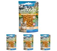 Arquivet Dados de Pollo - Snacks para Gato - Natural Cat Snacks - 50 g (Paquete de 4)