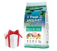 ARQUIVET FRESH - Pienso semi-húmedo para perros pato con pescado de mar 10 kg + ¡Sorpresa para tu Perro GRATIS!