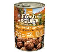 Arquivet Fresh Turkey Meatballs Comida húmeda para Perro con Pavo, brócoli y Calabaza 400g