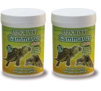 ARQUIVET Gammarus Sticks 265 ml - Comida para Tortugas de Agua - Pienso Tortugas acuáticas - Alimento Completo Flotante - Buen Desarrollo del caparazón (Paquete de 2)