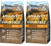 Arquivet Grain Free - Adult Pavo con Verduras, 2 kg (Paquete de 2)