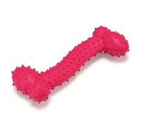 Arquivet Hueso de Juguete Rosa con púas para Perros 11 cm - Hecho de termoplástico - Juguetes y Accesorios caninos - Recomendado para Perros de Razas pequeñas