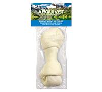 ARQUIVET Hueso Nudo Natural Piel - 16 cm (Bolsa 1 ud) - Snacks, chuches, premios, golosinas, chucherías y recompensas para Perros - Huesos dentales para morder