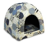 Arquivet Iglu Animal Textura 45x45x40 cm para Perros - Dog Bed - Cama Acolchada y cómoda - Se Puede Lavar - Camas para Mascotas - Cuna para Perros
