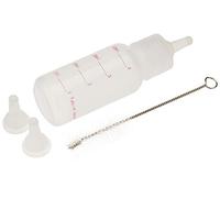 Arquivet Kit Biberón para Cachorros de Perro, Gato y roedores pequeños como Hamsters, Conejos, Cobayas - Tetinas de Silicona - Incluye recambios - Botella de 50 ml