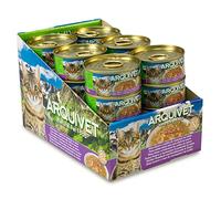 ARQUIVET - Latas súper Premium de atún Blanco con palito de Cangrejo en Salsa para Gatos - Comida Gourmet elaborada con Ingredientes 100% Naturales - Pack 24 Unidades - 80 gr por Unidad