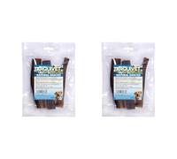 ARQUIVET Nervio de Toro 12 cm (Bolsa 3 uds) - Snacks Naturales masticables para Perros - Premios y recompensas para el Entrenamiento - Chuches y golosinas (Paquete de 2)