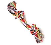 Arquivet Nudo algodón para Perros 22 cm - Mordedor Tirador para Perros - Juguetes para Perros - Accesorios caninos - Mordedor de Cuerda Trenzada