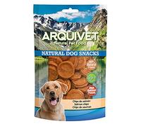 Arquivet - Pack 12 Unidades - Snack Chips de Salmón - 100 gr - Natural Dog Snacks