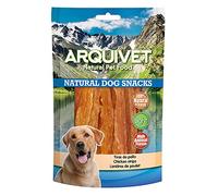 Arquivet Pack 12 Unidades Snacks Tiras de Pollo 100 g - Natural Dog Snacks - 100% Natural - Chuches, premios, golosinas para Perros - Producto Light - Muy Rico en nutrientes