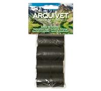 Arquivet pack 80 bolsas de basura de recambio negro para excrementos de mascotas