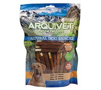 ARQUIVET Palito con Salmón - Snacks naturales - 1 Kg - 13cm - Snack natural para perros