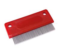 ARQUIVET Peine antipulgas metálico para perros y gatos - 6 x 3,5 cm - Cuidado del pelaje de tu mascota - Ayuda desenredar nudos y a una mejor higiene - Eficaz contra parásitos