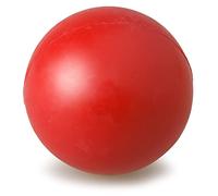 Arquivet Pelota Goma Maciza 9 cm - Juguetes y Accesorios para Perros - Entretenimiento y Ejercicio canino - Jugar con tu Mascota Mejora el vínculo afectivo, Rojo