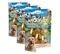Arquivet Pesas de Pollo - Natural Dog Snacks - Snacks Perro - 100 g (Paquete de 3)