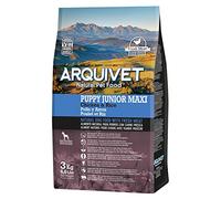 Arquivet Pienso Natural para Cachorros de Razas Grandes - Puppy Junior Maxi Pollo y Arroz, 3 kg (Paquete de 1)