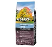 Arquivet Pienso Premium Senior Light Pollo y arroz 12 kg - Pienso Natural para Perros Mayores o con sobrepeso - a Partir de 7 años de Edad - Alimento seco