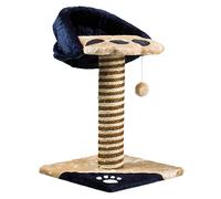ARQUIVET Rascador Gatos Poste y Asiento Felix - 35 x 35 x 63 cm - Rascadores Grandes - Arañador para felinos Vertical - Accesorios para Gatos - Afilador de uñas - Juguetes para Gatos