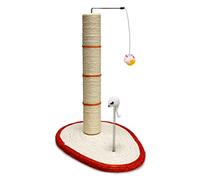 ARQUIVET Rascador para gatos de poste con rata y bola - 30 x 40 x 45 cm - Rascadores para gatos - Arañador para gatos - Afilador de uñas para gatos - Accesorios para felinos