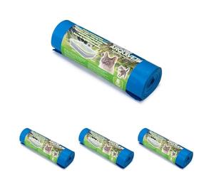 ARQUIVET Rollo de 8 bolsas para arenero gato - Forro para bandejas higiénicas - Bolsas de basura, caca, excrementos - Recambio - 50 x 38,5 cm