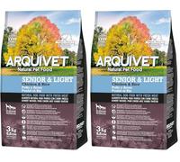 Arquivet Senior Y Light Pollo y arroz, 3 kg (Paquete de 2)