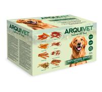 Arquivet - Snacks naturales para perros ARQUIVET Variety Pack de 8 bolsas de 100 g cada una, textura tierna y crujiente, 100% ingredientes naturales sin conservantes ni colorantes artificiales