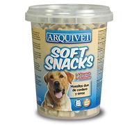 Arquivet Soft Snacks Huesitos Duo Cordero y arroz para Perro, 300 g (Paquete de 1)