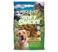 Arquivet Soft Snacks para Perro Huesitos Duo de Cordero y arroz para Perro, 100 g (Paquete de 1)