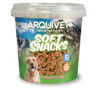 Arquivet, Soft Snacks para Perro Huesitos Duo de salmón y arroz 800 g