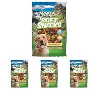 Arquivet Soft Snacks para Perro Mini huesitos Mix, 100 g (Paquete de 4)