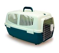 Arquivet Transportín de plástico para Mascotas 59 x 36 x 33 cm - Perros y Gatos de tamaño pequeño o Mediano, roedores Grandes - Transportín para Tren y Coche