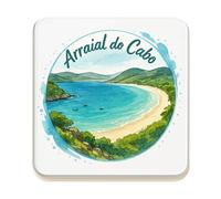 Arraial do Cabo - Imán para nevera de Brasil: bonito regalo de recuerdo de viaje hecho a mano para coleccionistas y decoración del hogar