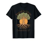Arraigado en Cristo - Colosenses 27 Oak Tree Christian Camiseta