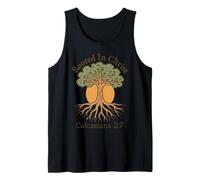 Arraigado en Cristo - Colosenses 27 Oak Tree Christian Camiseta sin Mangas