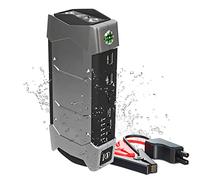 Arrancador Coche 10000 mAh Jump Starter portátil con Martillo Corriente de Arranque 400 A, Corriente máxima 1000 A Booster batería Arrancador de Coches por Gasolina 6.0 litros y Diesel de 3.0 litros